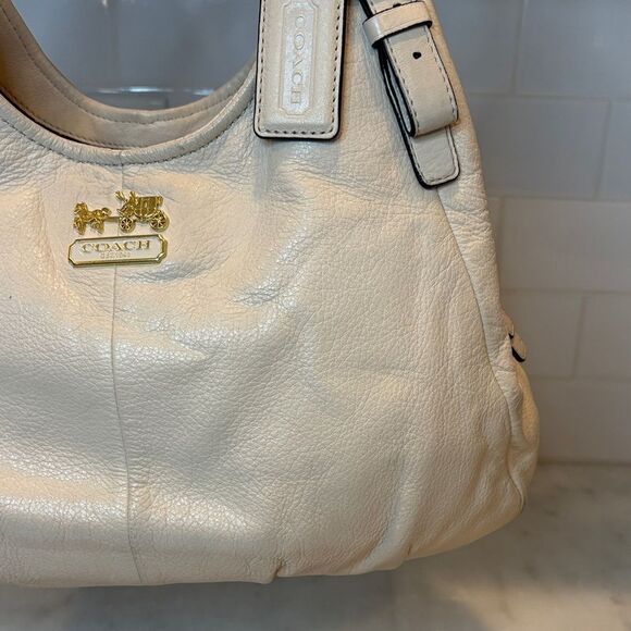 Coach Bag Purse Handbag Leather Pocketbook Maggie Madison Hobo Shoulder Bag - Picture 4 of 16